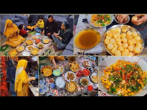 Aj iftar Mai Banaye Gol Gappay, Pani Wale Pakore, Chana Chaat, Fruit Chaat - Cooking with Shabana♥️
