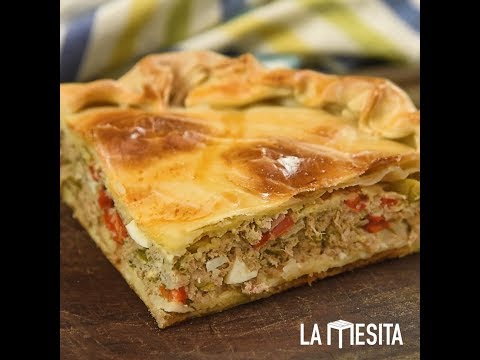 Receta de Tarta de Atún (fácil y rica en 1 minuto)