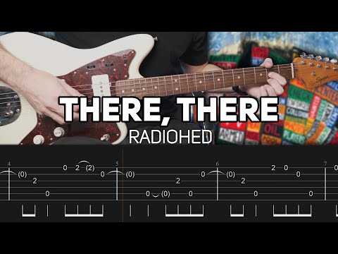 Radiohead - There, There (Guitar lesson with TAB)