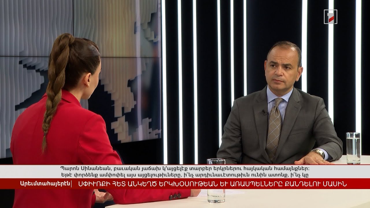 Սփյուռքի հետ անկեղծ երկխոսության և միֆերը քանդելու մասին | Հարցազրույց Զարեհ Սինանյանի հետ