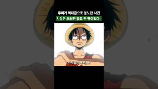 루피가 역대급으로 분노한 사건.. ㄷㄷ