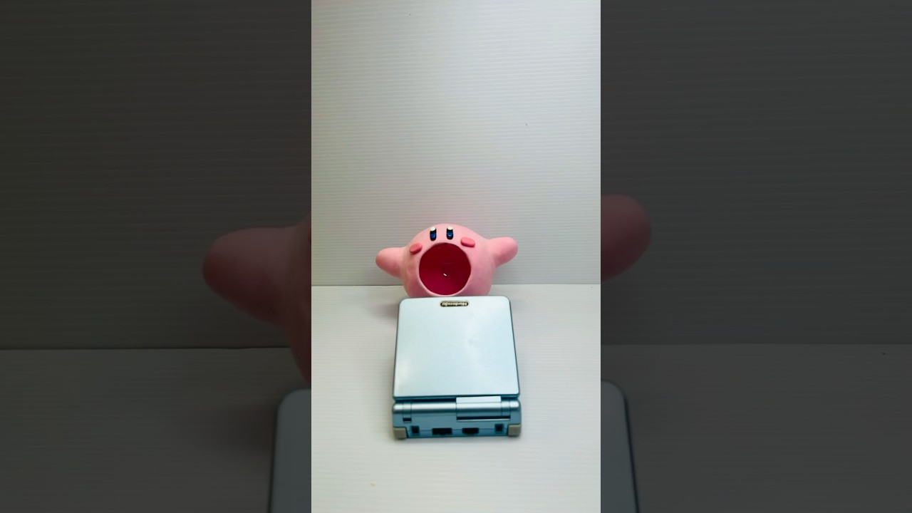 【粘土×コマ撮り】カービィ 吸い込み失敗⁉︎ Kirby Fails to Inhale⁉️