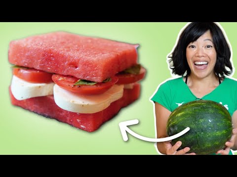 Make the Bread WATERMELON - Viral Watermelon Caprese Sandwich