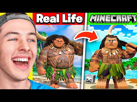BeckBroReacts - Reacting to DISNEY MOVIES in MINECRAFT!