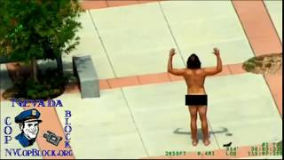 Mark Hatten - LVMPD - Shoots Naked Man (Sniper & Helicopter Cams)