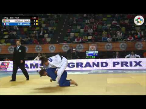 Hedvig KARAKAS (HUN) Vs Laetitia BLOT (FRA) - Judo Grand Prix Samsun 2014 [-57kg]