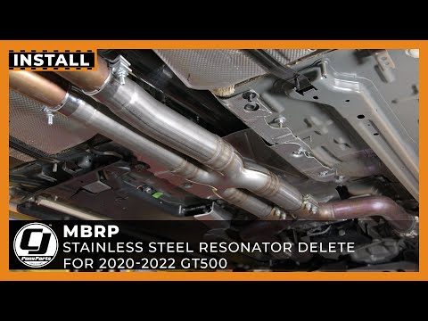 "More Sound, More Flow" w/ This MBRP Resonator Delete | 2020+ GT500