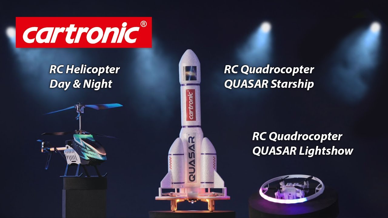 QUASAR raketový dron 2,4 GHz unikátna kvadrokoptéra LED, senzory