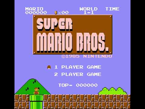 Super Mario Bros. one screen puzzle (custom level)