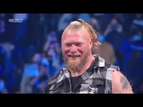Brock lesnar attacks roman reigns security guards sd 3/25/22