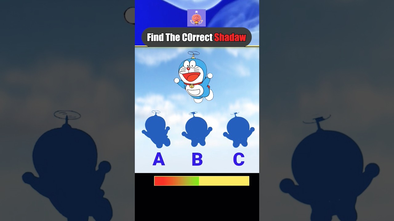 Test Your Eyes: Find The Correct Shadow ! | Eye Test Riddles & Puzzles #shorts #viral #quiz
