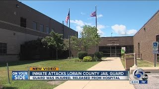 Video shows inmate attacking guard