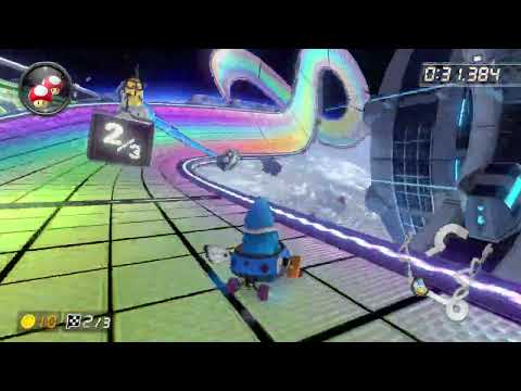 Rainbow Road [200cc] - 1:31.513 - Technical (Mario Kart 8 Deluxe World Record)