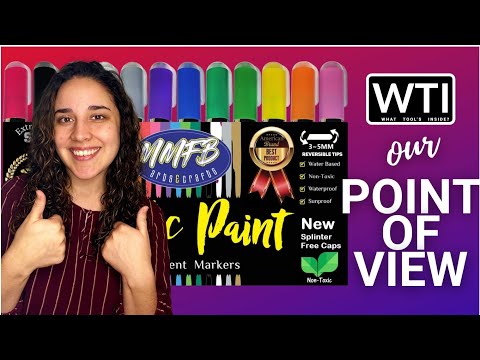 MMFB 12-Acrylic Permanent Paint Markers - WTI product video review