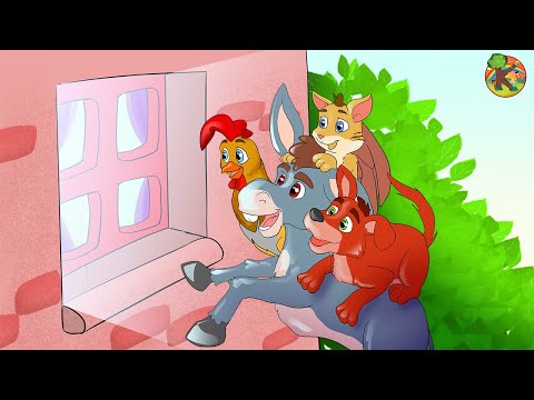 Die Bremer Stadtmusikanten | KONDOSAN Deutsch - Märchen für Kinder | Gute Nacht Geschichte