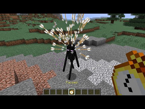 will the enderman run away?