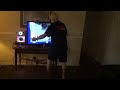 Angry Grandpa Smashes HDTV