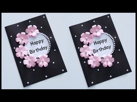 DIY birthday greeting cards. || easy and beautiful card ||