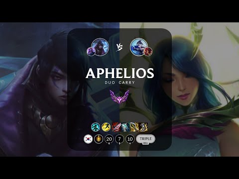 Aphelios ADC vs Ashe - KR Master Patch 13.6