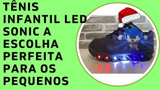 ênis Infantil LED Sonic: A Escolha Perfeita para Seu Pequeno Herói!
