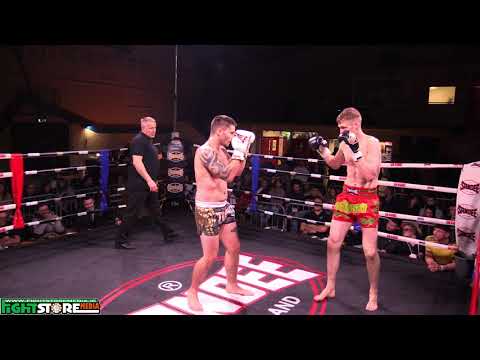 Muay Thai Fighter Gets Taken Down, KOs Opponent With Kick On The Way Down