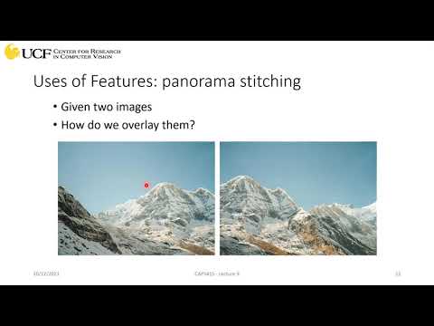 CAP5415 Lecture 14 [Features - Part I] - Fall2021