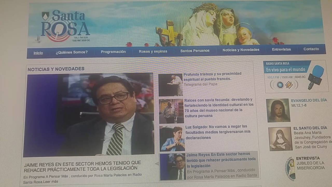 Dr CARLOS PEREZ RIOS EN RADIO SANTA ROSA