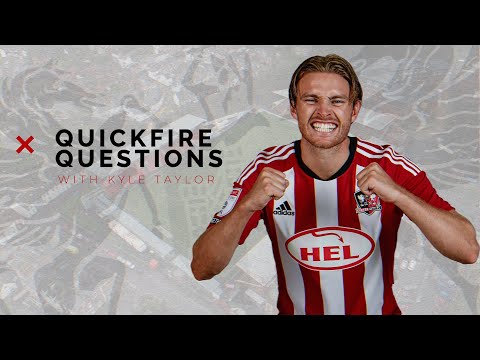 💬 Quick fire Questions with Kyle Taylor | Exeter City Football Club
