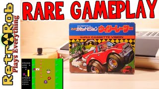 🕹️ Super Rare Gameplay: Wheelie Racer on Super Cassette Vision 🕹️