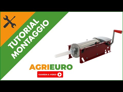 Insaccatrice manuale Tre Spade Mod. Star 5 e 8: montaggio