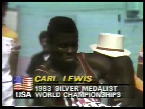 Olympics - 1984 - L A Games - Track - Mens 100m Dash Prelims - Heat 1 - With USA Carl Lewis