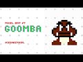 Pixel Art Beginner Making Goomba DoingPixel 7 Supermariobros