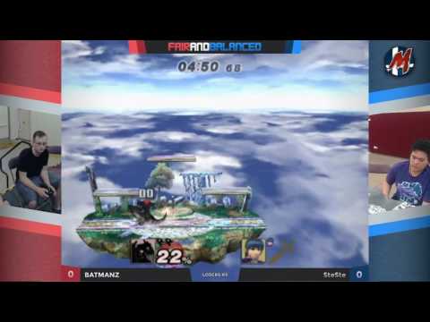“Fair and Balanced Arcadian” - BATMANZ (Charizard) v. SteSte (Marth) - Losers R5
