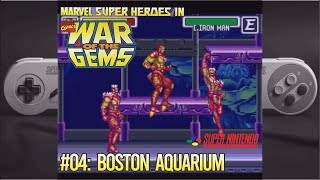Marvel Super Heroes: War of the Gems (SNES) - Level 4: Boston Aquarium