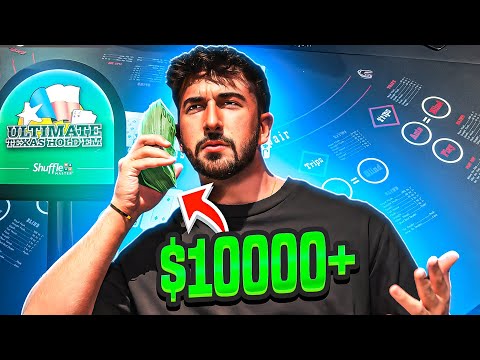MASSIVE ACTION BEIM SPIELEN VON ULTIMATE TEXAS HOLDEM!! (LIVE-SESSION)