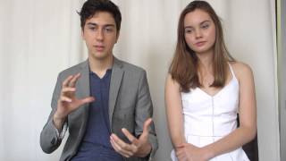 Nat Wolff and Liana Liberato Talk About Movies