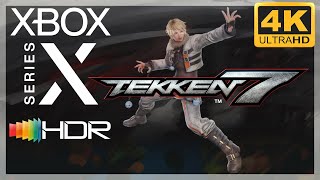 [4K/HDR] Tekken 7 / Xbox Series X Gameplay