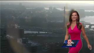 Spider spooks Olessa during traffic report