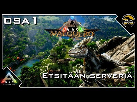 ARK Valguero Suomi - Osa 1 | Aloitetaan Serverin Etsintä | PS4