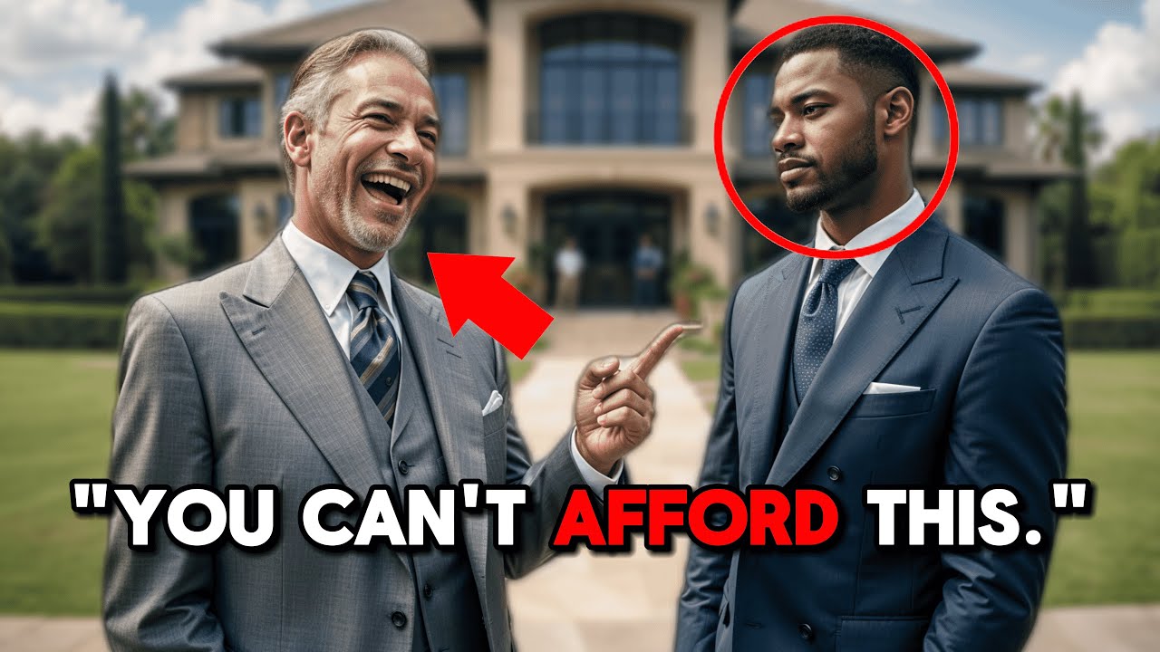 Black Man Tried to Buy a Mansion, But Real Estate Agent Humiliated Him, BUT WHAT HE DID NEXT WAS…