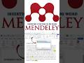 Mendeley Desktop Insert Citations In MS Word Using Mendeley Plugin A Beginner S Guide Short