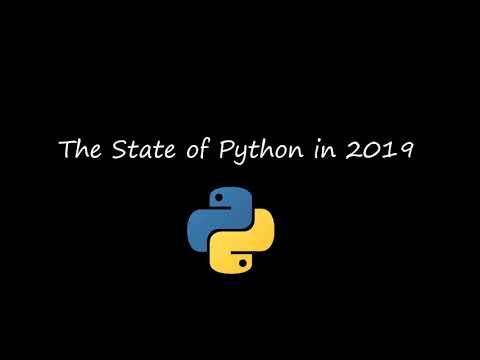 The State of Python Programming in 2019