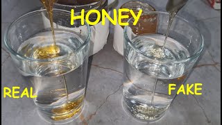 Real vs fake Honey. How to distinguish pure Honey from impure one