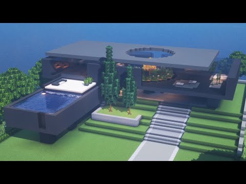 Minecraft Tutorial | Modern House | Gracium - Modern City #17