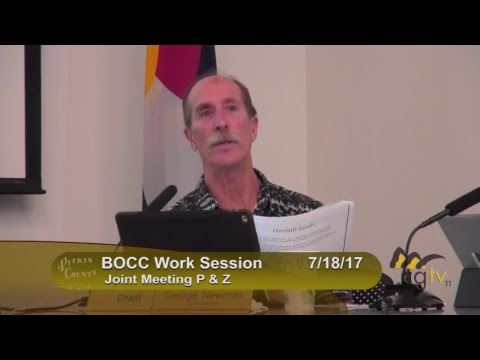 BOCC Work Session 07/18/17