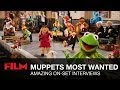 Muppets Most Wanted On Set Interviews With Kermit Piggy Ricky Gervais More