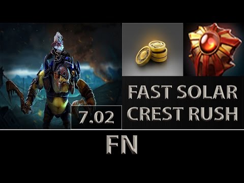fn! Alchemist Fast Farm ► Solar Crest Rush ► Dota 2 [7.02]