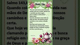 Bom Dia Busque Refúgio em Deus #bomdia #lindamensagem #deustemumapalavrapravoce #mensagem