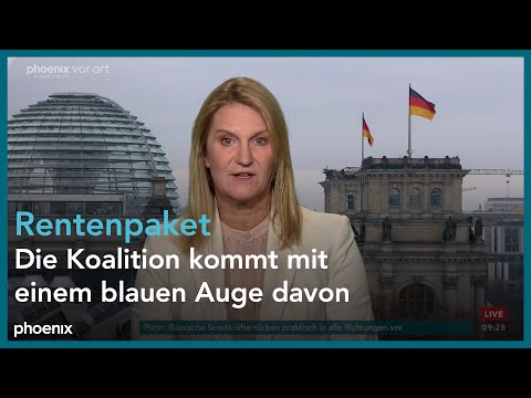 phoenix nachgefragt mit Kerstin Münstermann zum Rentenpaket am 02.12.25