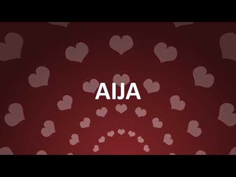HAPPY BIRTHDAY AIJA